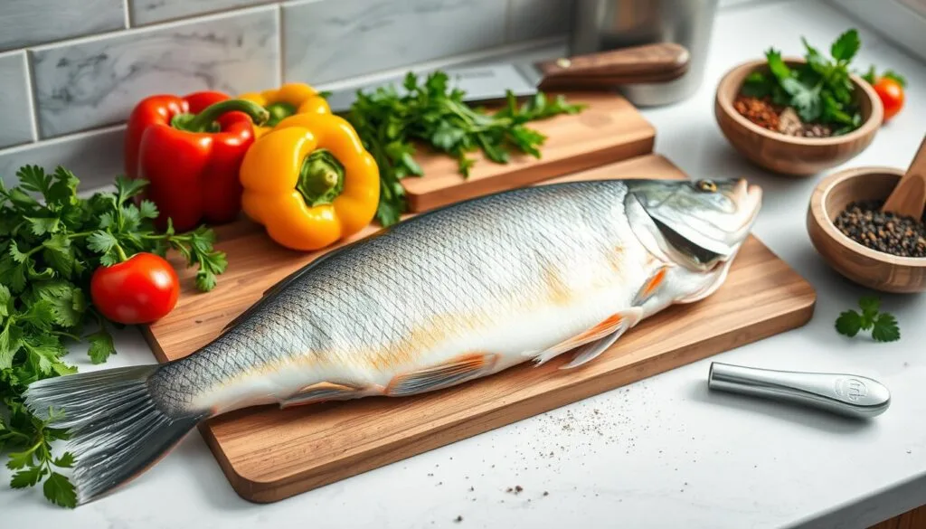 Carp preparation Carp preparation