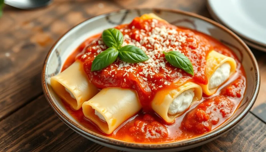 Cottage Cheese Manicotti Cottage Cheese Manicotti