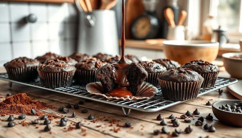 chocolate muffin baking chocolate muffin baking