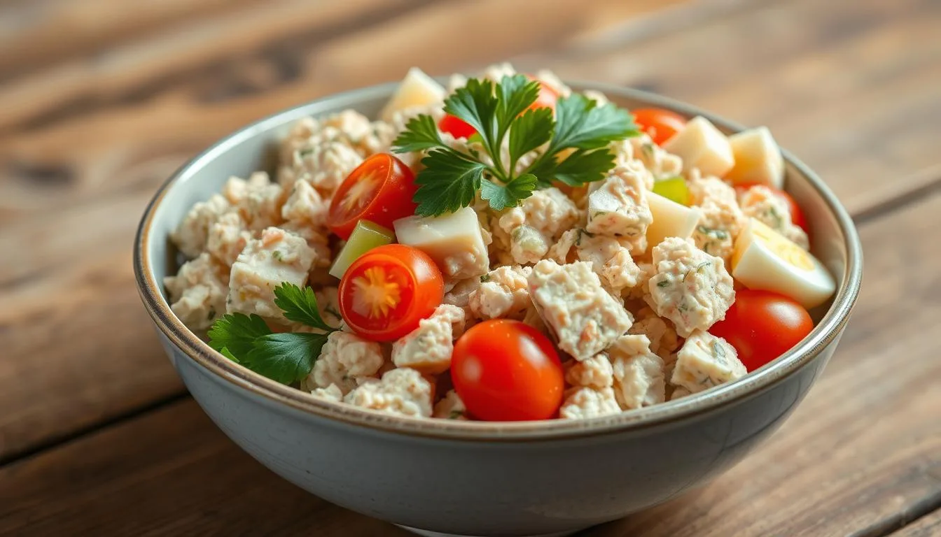 tuna and egg salad