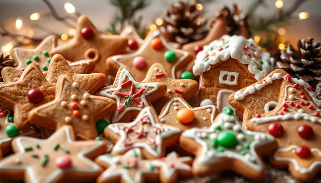 Decorated gingerbread cookies Decorated gingerbread cookies