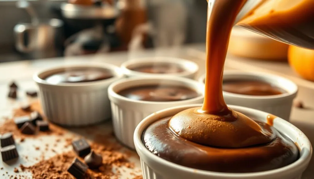 Domino's chocolate lava cake baking process Domino's chocolate lava cake baking process