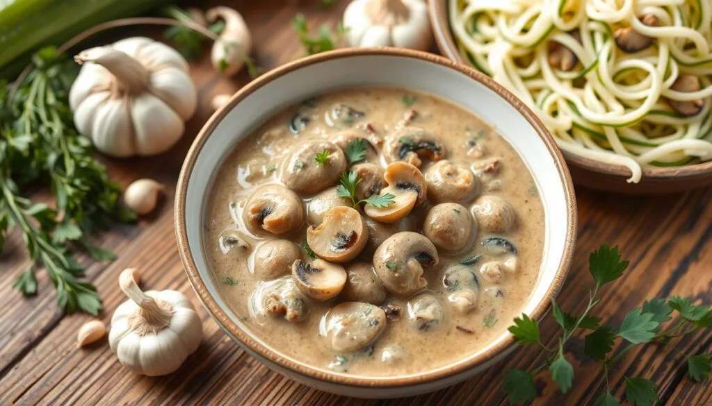Low-carb mushroom sauce Low-carb mushroom sauce