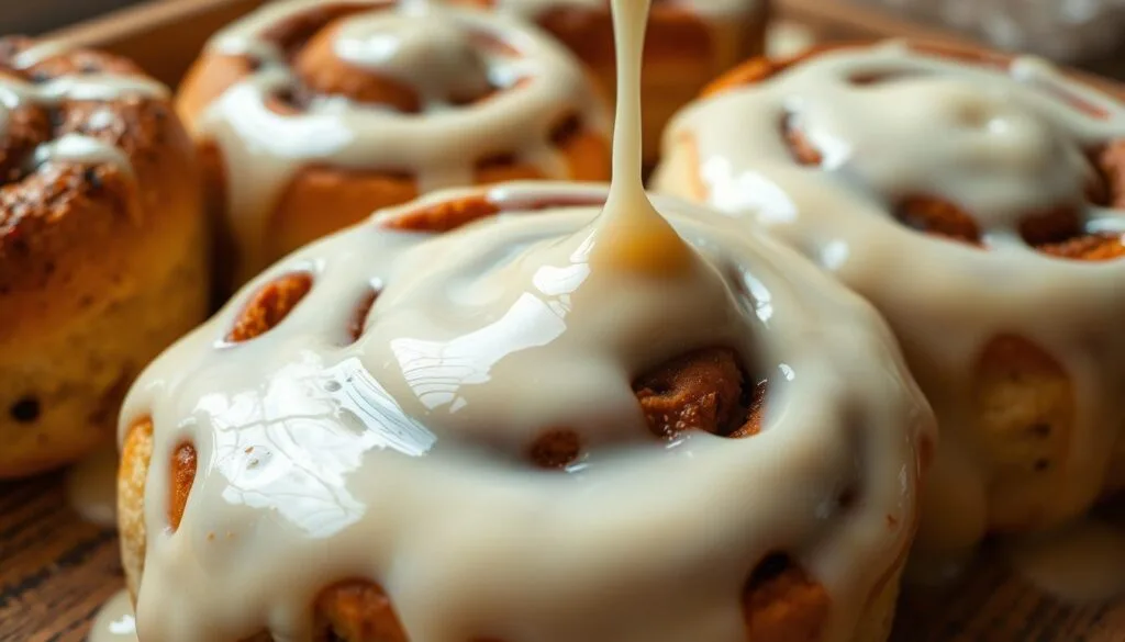 Perfect glaze for cinnamon rolls Perfect glaze for cinnamon rolls