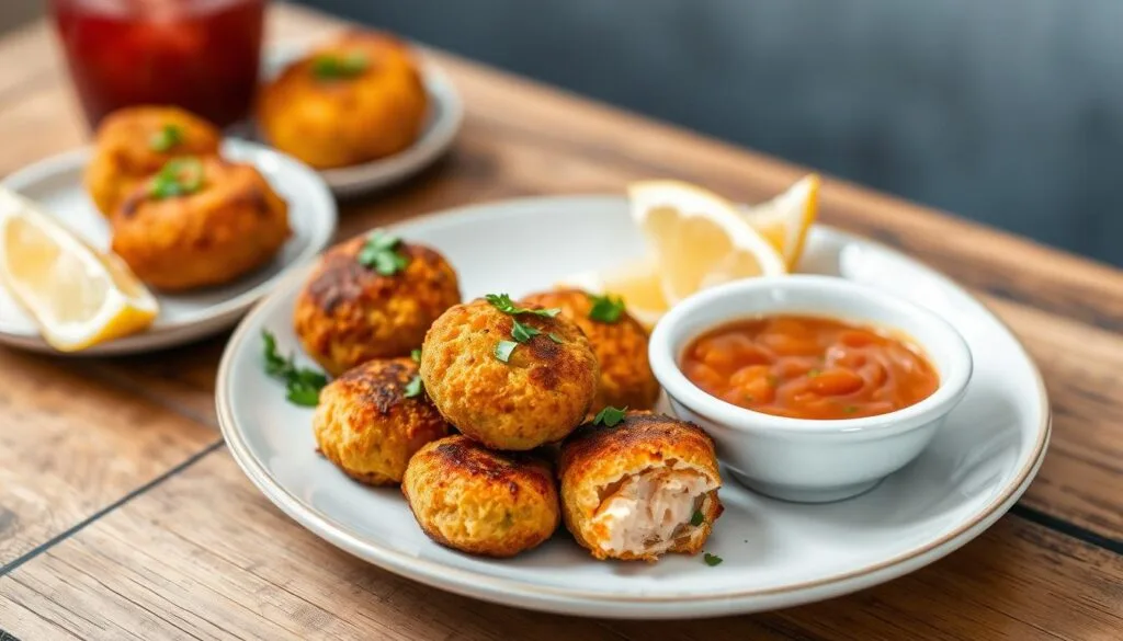 Perfectly cooked salmon croquettes Perfectly cooked salmon croquettes