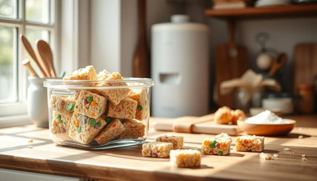 Storing rice krispie treats Storing rice krispie treats