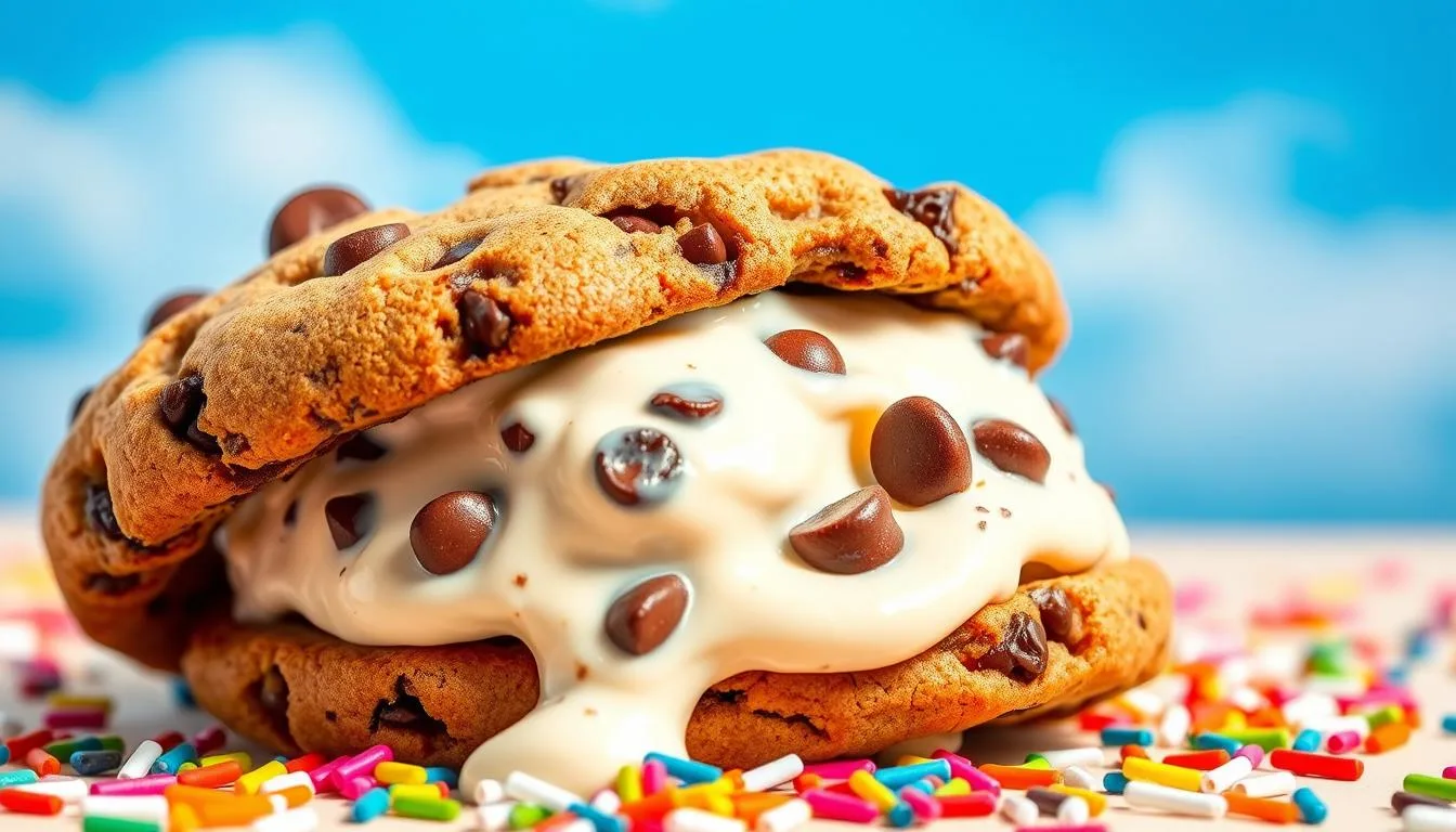 cookie ice cream sandwich