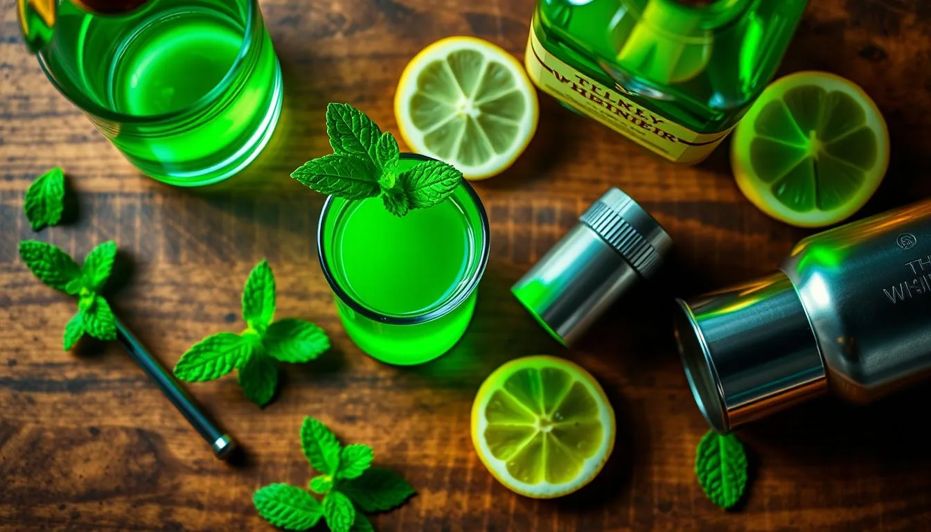 green tea shot