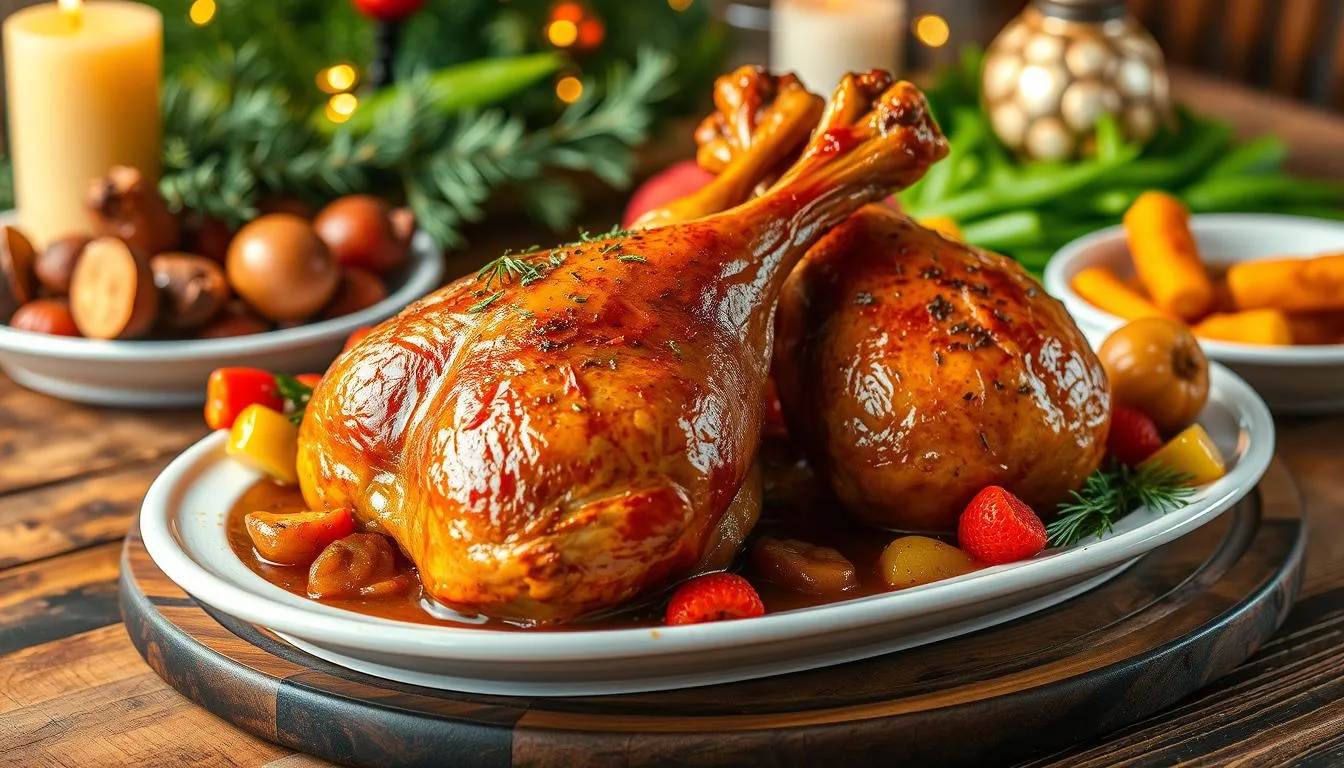 roasted turkey legs