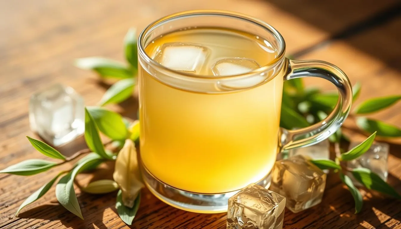 white tea shot
