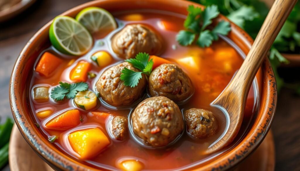 Mexican meatball soup Mexican meatball soup