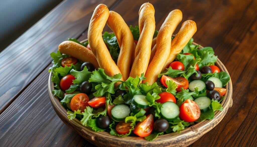 Olive Garden Breadsticks and Garden Salad Olive Garden Breadsticks and Garden Salad