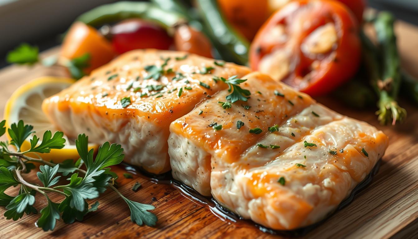 sous vide salmon